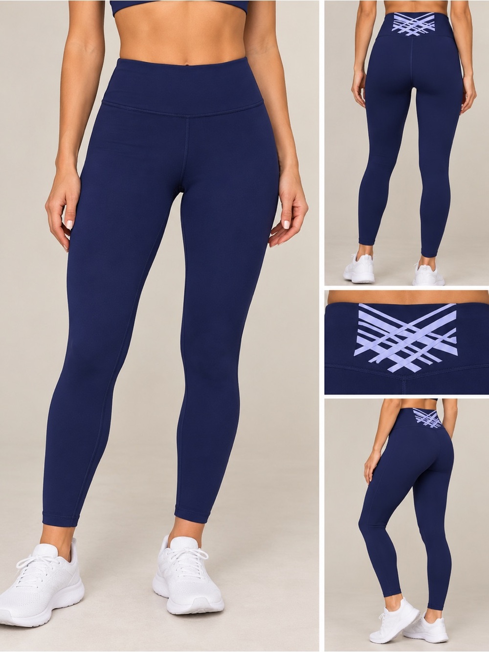 Fabletics Kessler Powerhold Leggings -Blue/Purple